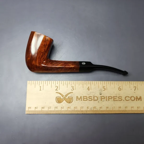 James Upshall Grade A Group 6 Smooth Panel Dublin Estate Briar Pipe, Unsmoked - Image 9