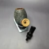 Elena Doroshenko Rusticated Brandy w/ Masur Birch Estate Briar Pipe, Other Estates - Image 11