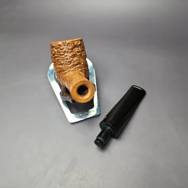 Savinelli Puto Oro Corallo 101 Rusticated Billiard Estate Briar Pipe, Italian Estates - Image 11