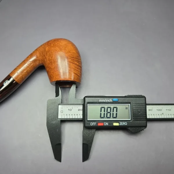Chacom Havane 857 Smooth Bent Billiard w/ Cumberland Estate Briar Pipe, Unsmoked - Image 11