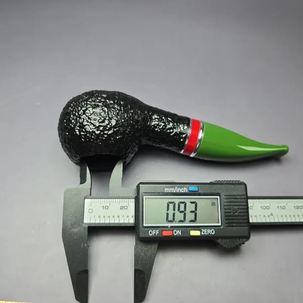 Savinelli 2025 Saint Nicholas 320 KS Rusticated Author Briar Pipe, 6mm, New - Image 11