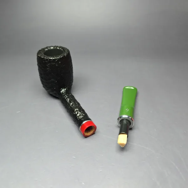Savinelli 2025 Saint Nicholas 701 KS Rusticated Lovat Briar Pipe, 6mm, New - Image 11