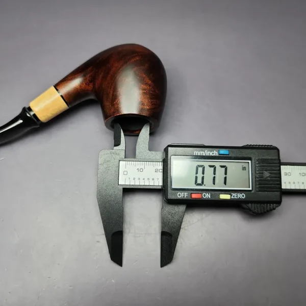 MBSD Briars by Piero Vitale Smooth Brandy w/ Olivewood Briar Pipe, New - Image 11