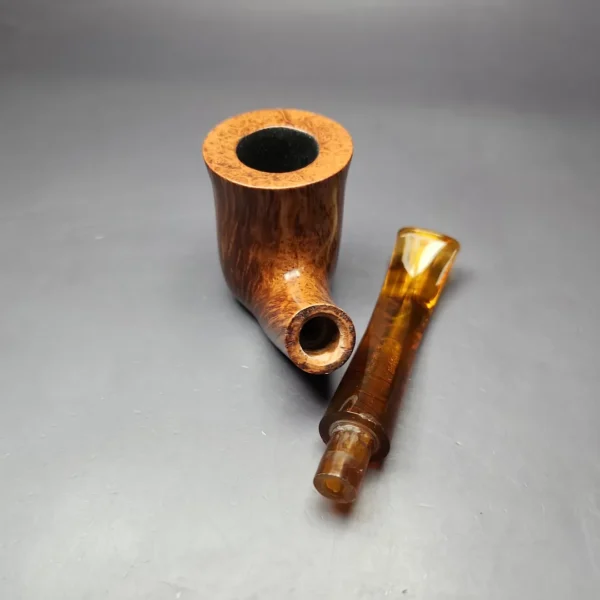 BST (Todd Bannard) Smooth Bent Billiard Sitter Estate Briar Pipe, Canadian Estates - Image 11