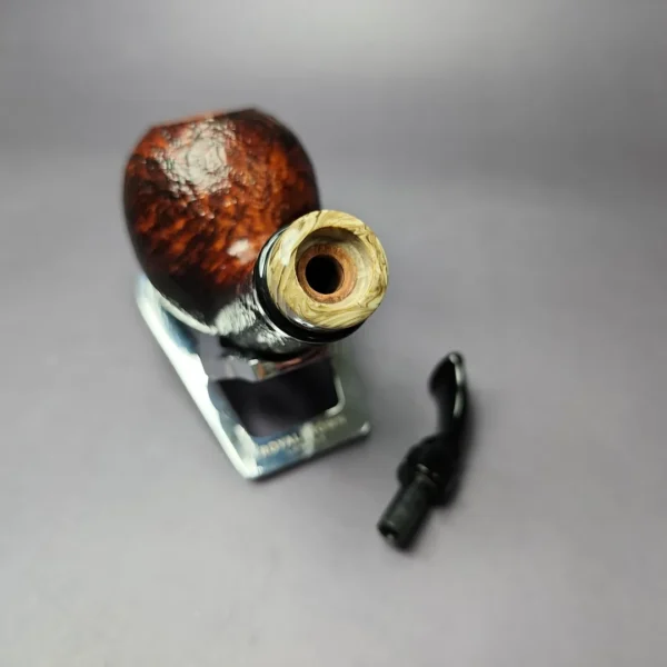Peder Jeppesen Ida Noah Sandblasted Apple Estate Briar Pipe, Danish Estates - Image 11