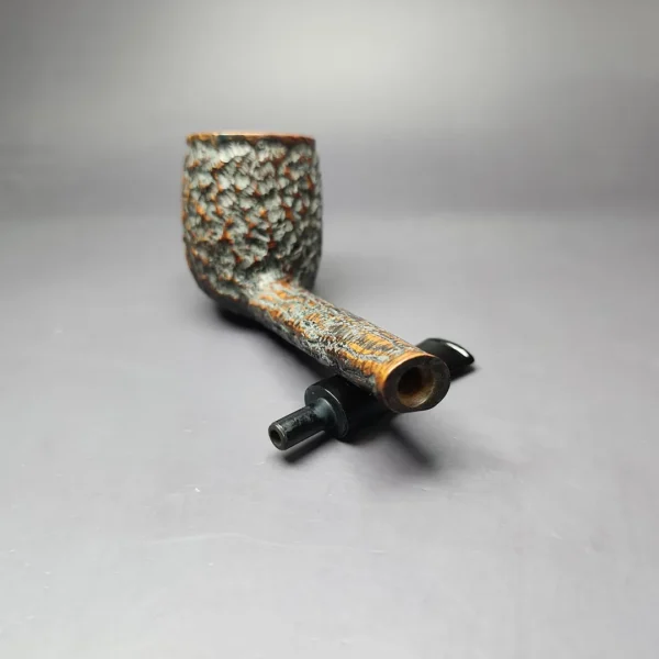 Thorburn Clark Special XL Rusticated Lumberman Estate Briar Pipe, English Estates - Image 11