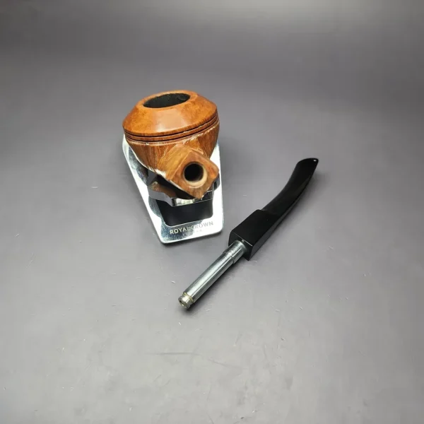 Brigham Canadian Era 3 Dot Sandblasted Bulldog Estate Briar Pipe, Canadian Estates - Image 11
