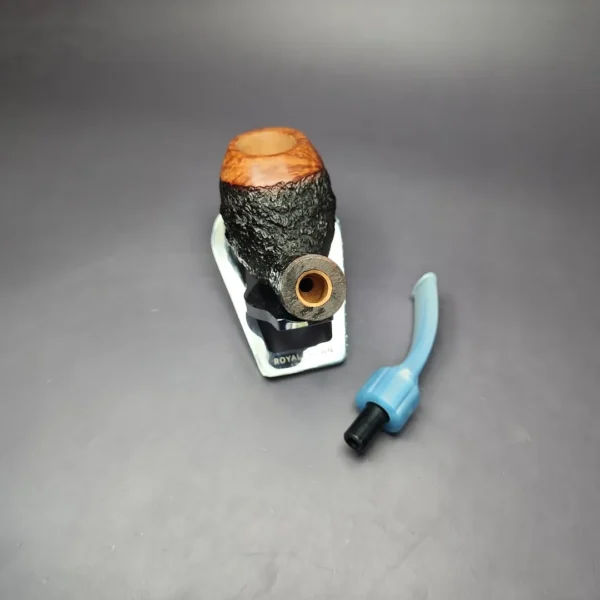 Ardor Urano Partially Rusticated Egg Estate Briar Pipe, Unsmoked - Image 11
