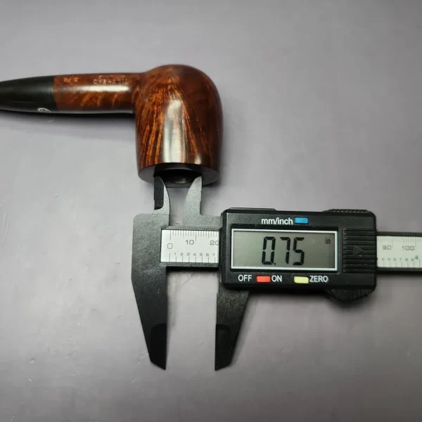 James Upshall Tilshead Group 5 Smooth Billiard Estate Briar Pipe, Unsmoked - Image 11