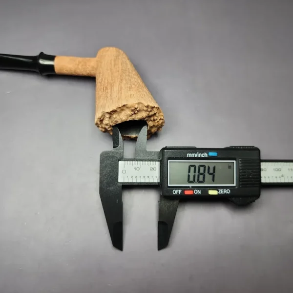 Pipe Tristan Natural Sandblasted Dublin Sitter Handmade Briar Pipe, New - Image 11