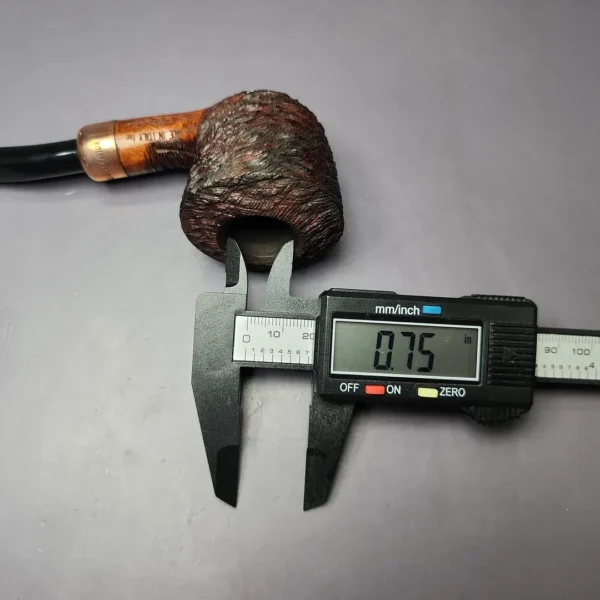4th Generation (by Ascorti) Forza Grappa 1897 Rusticated Dublin Estate Briar Pipe, Unsmoked - Image 11