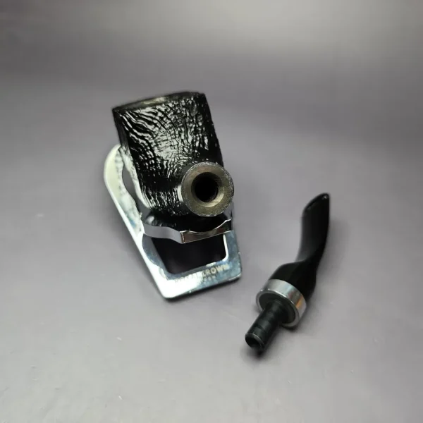 Morgan BlackJack 31 Sandblasted Panel Horn Briar Pipe, New - Image 11
