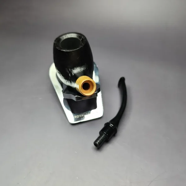 MBSD Briars by Piero Vitale Sandblasted Brandy w/ Boxwood Briar Pipe, New - Image 11