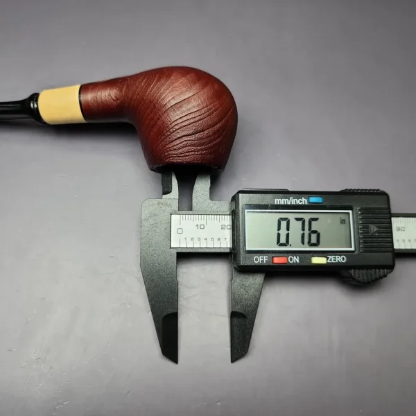 MBSD Briars by Piero Vitale Sandblasted Author w/ Boxwood Briar Pipe, New - Image 11
