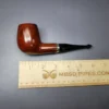 Vauen 3211 Smooth Billiard w/ Brass Estate Briar Pipe, Unsmoked, 9mm - Image 11