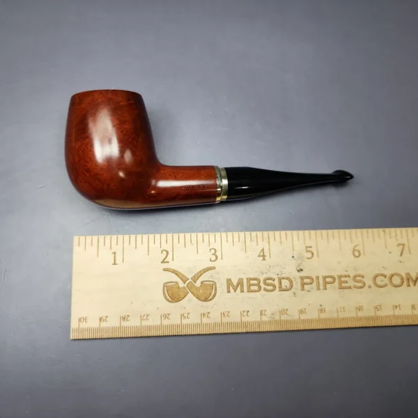 Vauen 3211 Smooth Billiard w/ Brass Estate Briar Pipe, Unsmoked, 9mm - Image 11