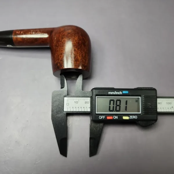 James Upshall Tilshead Group 5 Smooth Billiard Estate Briar Pipe, Unsmoked - Image 11