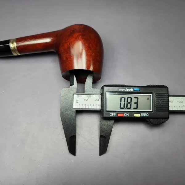 Vauen 3743 Smooth Dubin w/ Brass Estate Briar Pipe, Unsmoked, 9mm - Image 11