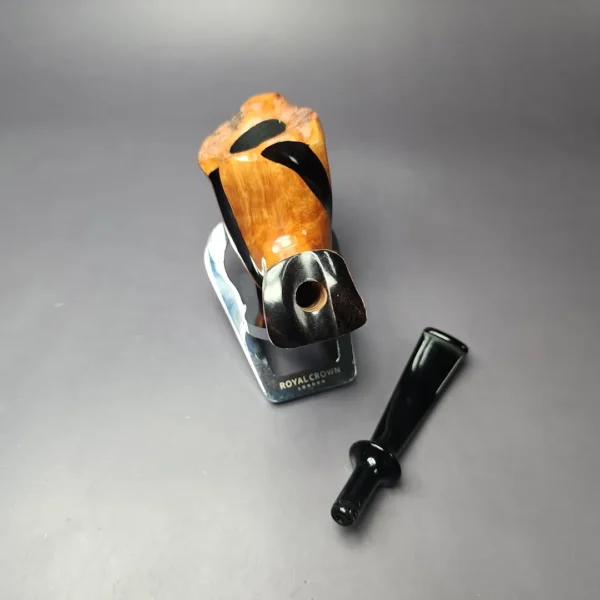 Nording Spiral Natural Smooth Freehand Estate Briar Pipe, Unsmoked - Image 11