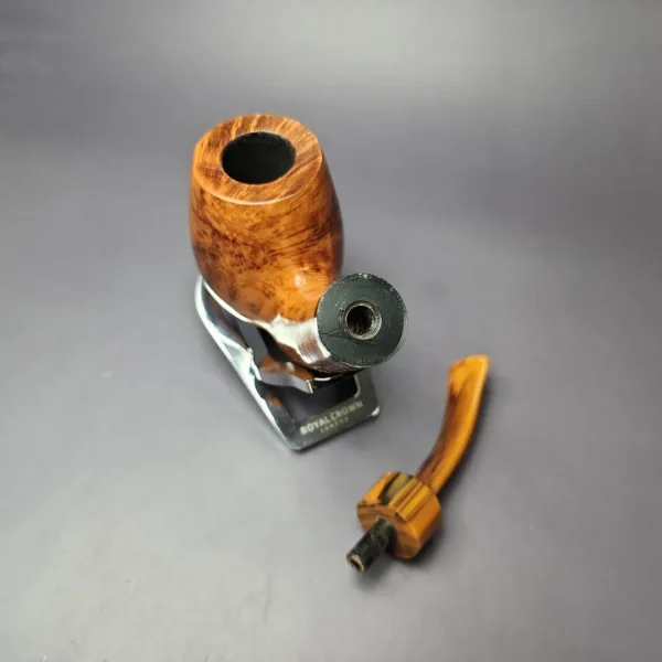 Nording B Giant Smooth Bent Billiard Estate Briar Pipe, Unsmoked - Image 11