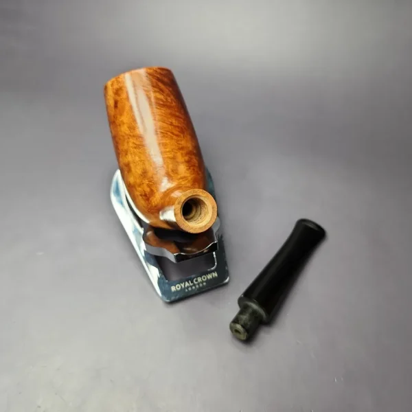 Algerian Briar France Smooth Stack Billiard Estate Briar Pipe, French Estates - Image 11
