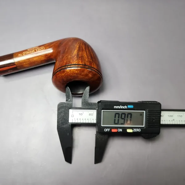 James Upshall Empire Series Tradition Magnum Smooth Rhodesian w/ Cumberland Estate Briar Pipe, Unsmoked - Image 11