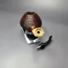 Md. Angga Rusticated Volcano w/ Bamboo Handmade Briar Pipe, New - Image 11