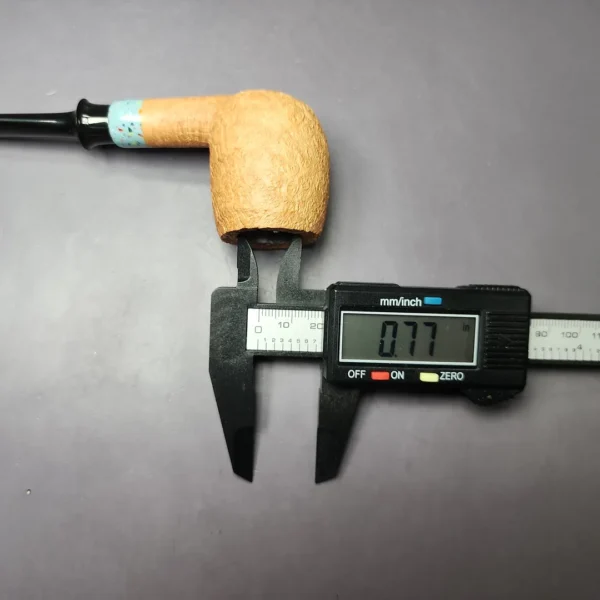 Pipe Tristan Sandblasted Apple w/ Durat Briar Pipe, New - Image 11