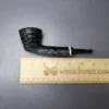 Nathan Armentrout Sandblasted Long Shank Dublin w/ Mammoth Briar Pipe, New - Image 11