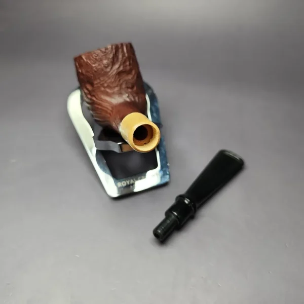 MBSD Briars by Piero Vitale Sandblasted Billiard w/ Olivewood Briar Pipe, New - Image 12