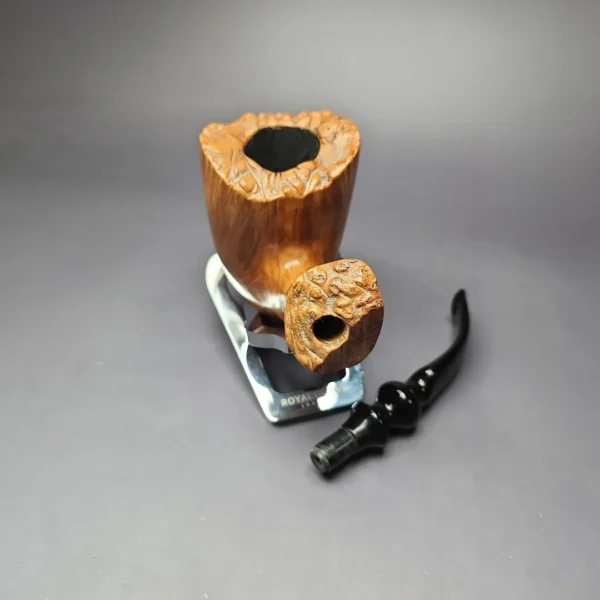 Raffaello by Barontini XL Smooth Freehand Estate Briar Pipe, Italian Estates - Image 12