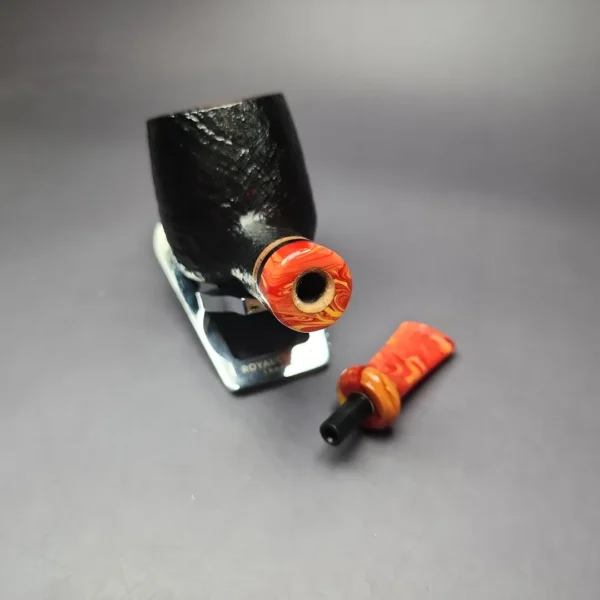 Peder Jeppesen Ida Easy Cut 3 Sandblasted Pot Estate Briar Pipe, Danish Estates - Image 12