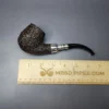 Ferndown Bark Bent Billiard w/ Silver Spigot Estate Briar Pipe, English Estates - Image 11