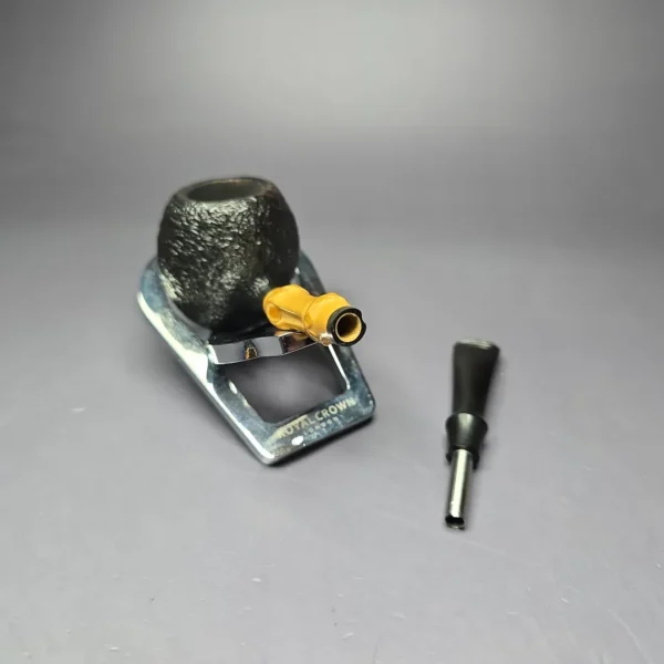 Bo Nordh 2005 Sandblasted Nut w/ Bamboo Estate Briar Pipe, Unsmoked - Image 12
