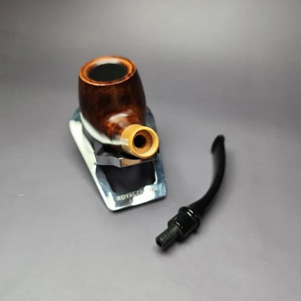 MBSD Briars by Piero Vitale Smooth Brandy w/ Olivewood Briar Pipe, New - Image 12