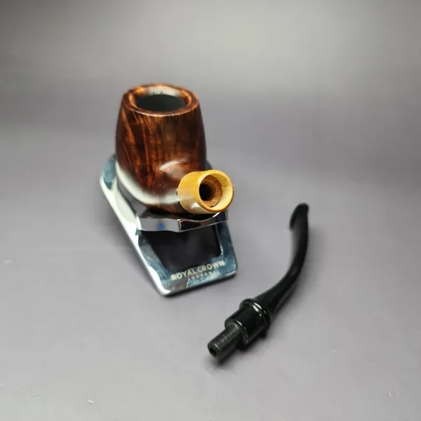 MBSD Briars by Piero Vitale Smooth Brandy w/ Boxwood Briar Pipe, New - Image 12