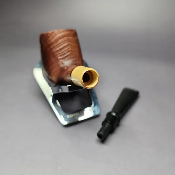 MBSD Briars by Piero Vitale Sandblasted Billiard w/ Olivewood Briar Pipe, New - Image 12
