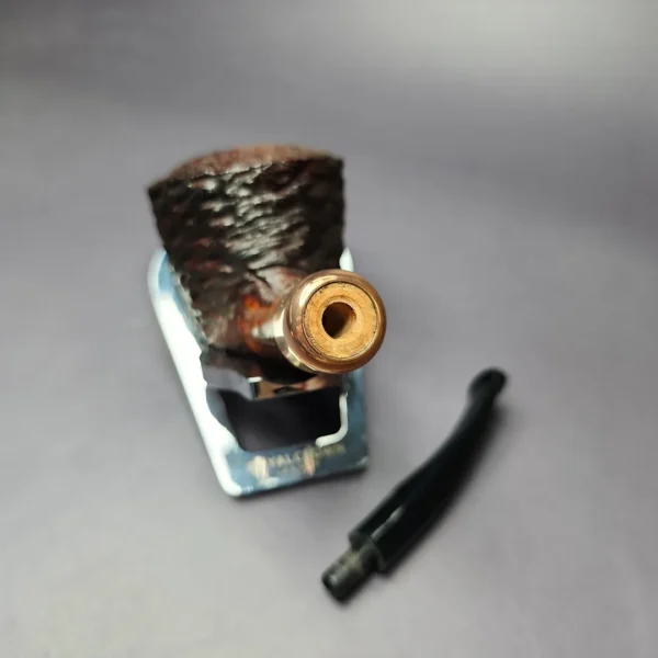 4th Generation (by Ascorti) Forza Grappa 1897 Rusticated Dublin Estate Briar Pipe, Unsmoked - Image 12