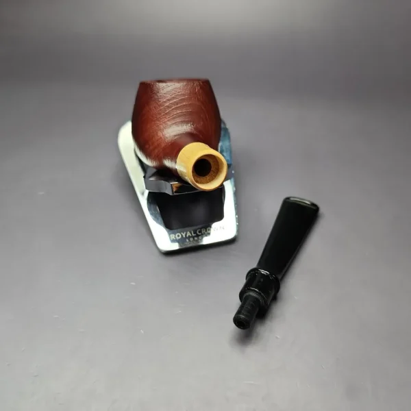MBSD Briars by Piero Vitale Sandblasted Author w/ Boxwood Briar Pipe, New - Image 12