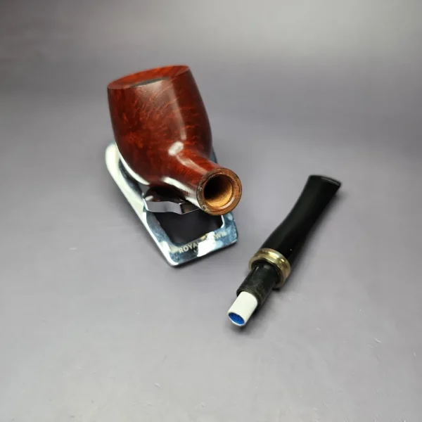 Vauen 3743 Smooth Dubin w/ Brass Estate Briar Pipe, Unsmoked, 9mm - Image 12