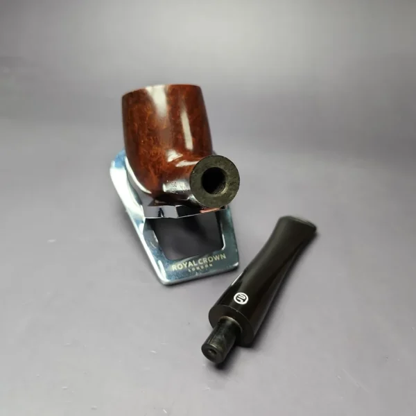 James Upshall Tilshead Group 5 Smooth Billiard Estate Briar Pipe, Unsmoked - Image 12