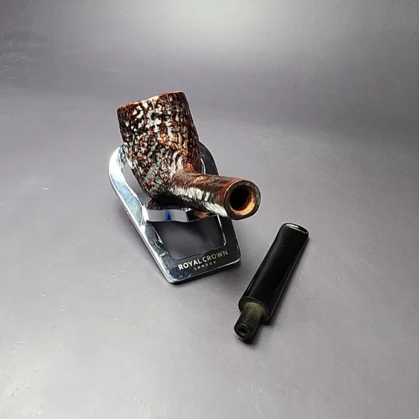 Dunhill 1967 Shell Briar 36 Sandblasted Billiard Estate Briar Pipe, English Estates - Image 12