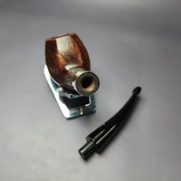 Ferndown Bark *** Partially Rusticated Brandy Estate Briar Pipe, English Estates - Image 12