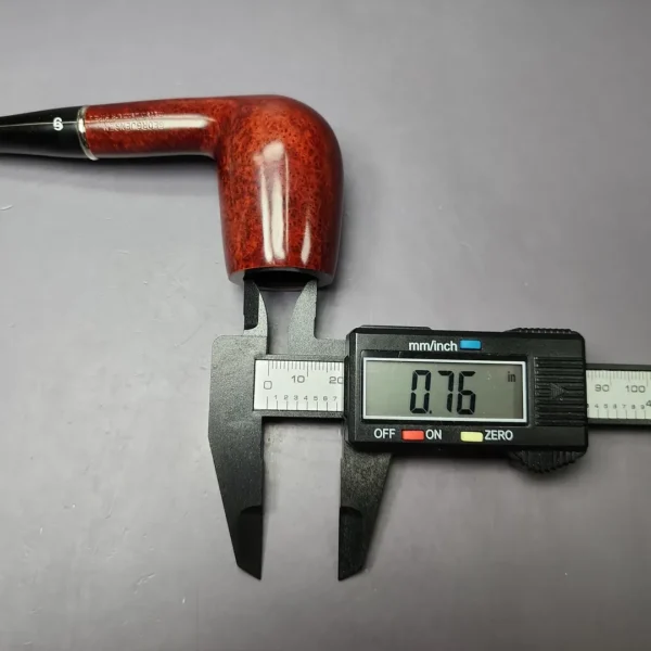 Georg Jensen Rubin 05 Smooth Billiard w/ Silver Estate Briar Pipe, Unsmoked - Image 12