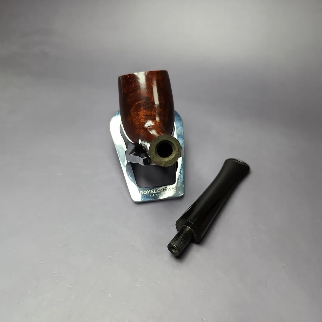 James Upshall Tilshead Group 6 Smooth Large Billiard Estate Briar Pipe, Unsmoked - Image 12