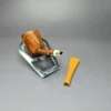 Scottie Piersel Smooth Pencil Shank Billiard w/ Juma Estate Briar Pipe, Unsmoked - Image 13