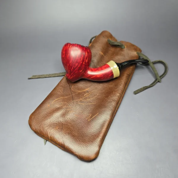 Jonas Rosengren Smooth Tipsy Acorn Sitter Estate Briar Pipe, Unsmoked - Image 12