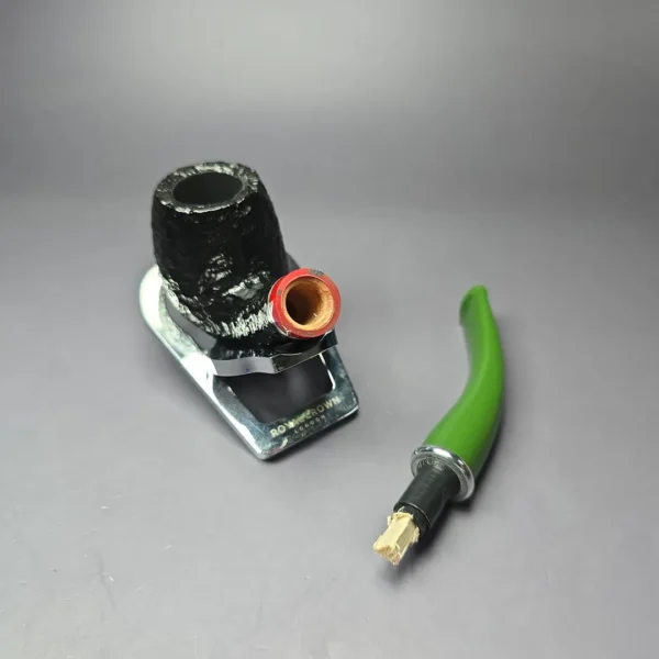 Savinelli 2025 Saint Nicholas 602 KS Rusticated Bent Billiard Briar Pipe, 6mm, New - Image 12