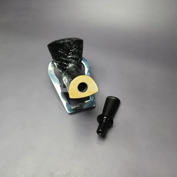 Nathan Armentrout Sandblasted Long Shank Dublin w/ Mammoth Briar Pipe, New - Image 13