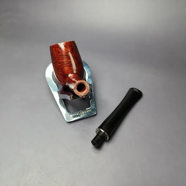 Georg Jensen Rubin 05 Smooth Billiard w/ Silver Estate Briar Pipe, Unsmoked - Image 13